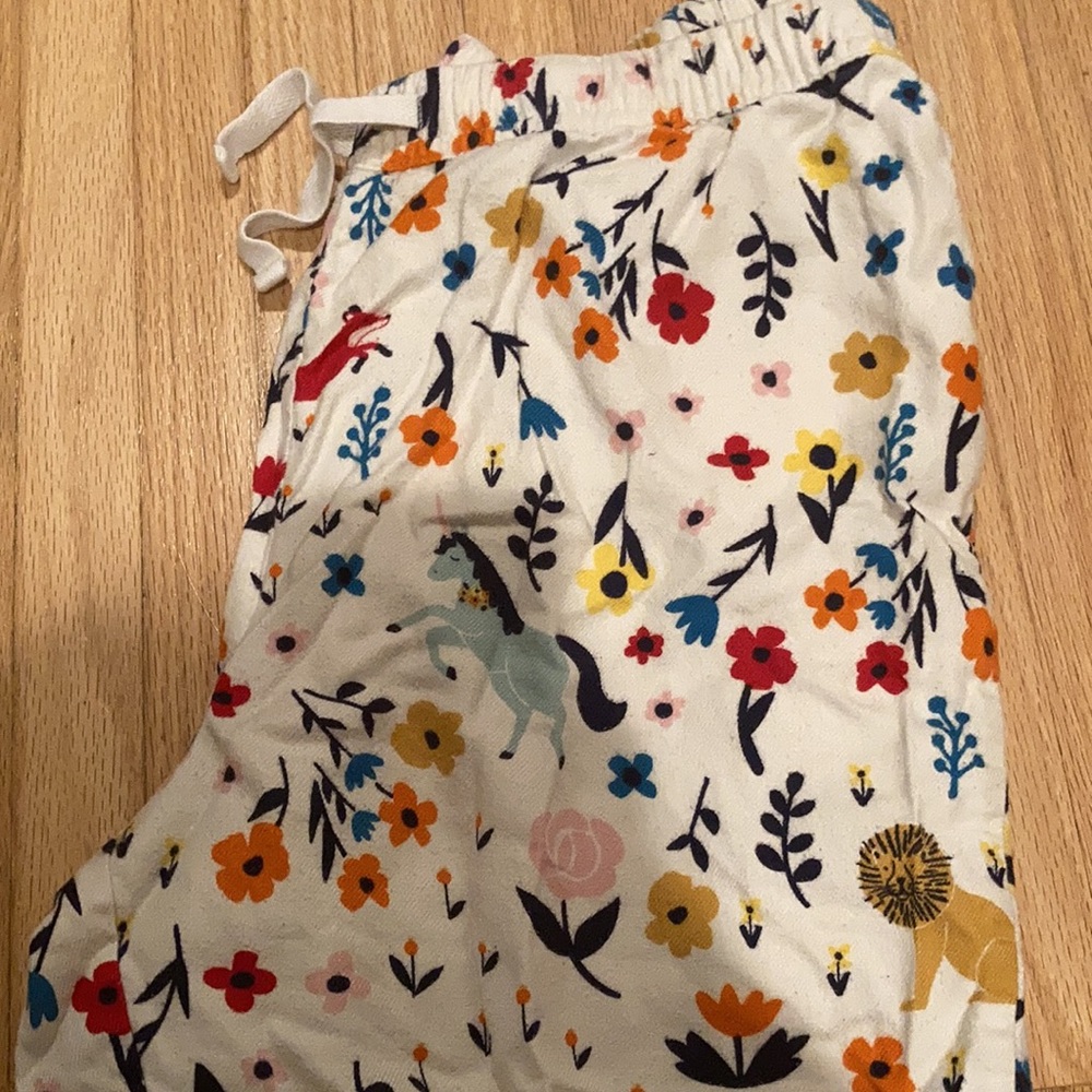 Woodland print pajama pants